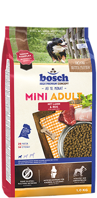 Bosch Mini Adult with Lamb and Rice - Корм с ягненком и рисом для взрослых собак малых пород