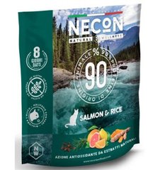 Necon Natural Wellness Adult Salmon & Rice - Сухий корм для дорослих котів з лососем та рисом 400 г