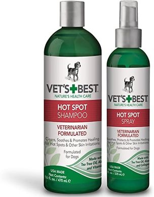 VET`S BEST Hot Spot Spray - Спрей для устранения раздражения и воспаления