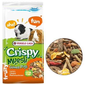 Versele-Laga Crispy Muesli Guinea Pigs - Верселе-Лага Кріспі корм для морських свинок 1 кг