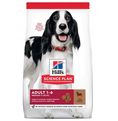 Hill's Science Plan Canine Adult Medium Breed - Сухий корм для дорослих собак середніх порід з ягням та рисом 800 г