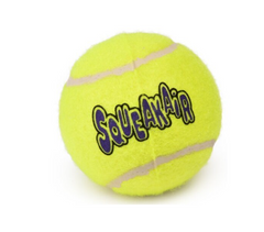 Kong SqueakAir - Конг іграшка для собак М'яч тенісний з пищалкою 3 шт XS