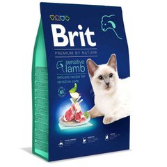 Brit Premium by Nature Cat Sensitive Lamb - Сухий корм для дорослих котів з чутливим травленням з ягням 1,5 кг