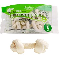 Petz Route Teeth White Gum ПЕТС РУТ КІСТКА ДЛЯ ЧИЩЕННЯ ЗУБІВ жувальні ласощі для собак, S 3 шт х 95 г
