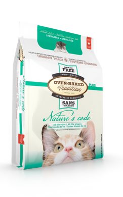 Oven-Baked Tradition Nature's Code - Овен-Бейкед сухой беззерновой корм для стерилизованных котов с курицей 350 г