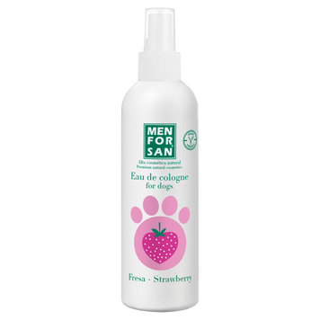 Одеколон для собак Menforsan Eau De Cologne For Dogs Strawberry з ароматом полуниці, 125 мл