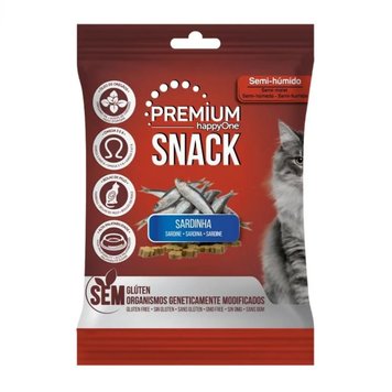 happyOne Premium Cat Snack Sardine - Ласощі для котів із сардиною 50 г