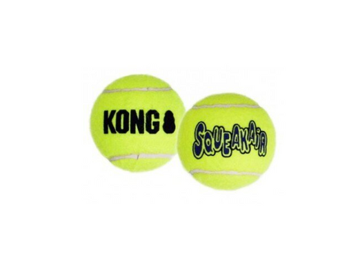 Kong SqueakAir - Конг іграшка для собак М'яч тенісний з пищалкою 3 шт XS