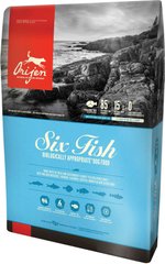 ORIJEN 6 Fresh fish - Корм с рыбой для собак всех пород и всех стадий жизни 11,4 кг