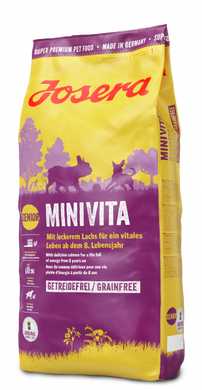 Josera Mini Vita - Сухой корм для взрослых, малоактивных собак мелких пород, склонных к избыточному весу 5х 900 г