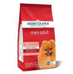Arden Grange Mini Adult Dog Chicken and Rice - Арден Гранж сухой корм для взрослых собак мелких пород с курицей и рисом 2 кг