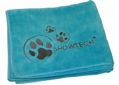 Show Tech+ Microfibre Towel Turquoise Рушник з мікрофібри для собак та котів 56x90см, бірюзовий