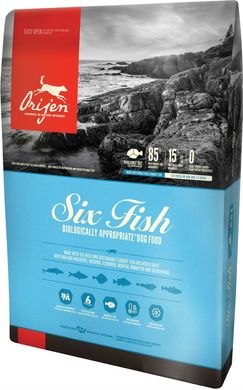 ORIJEN 6 Fresh fish - Корм з рибою для собак всіх порід та всіх стадій життя 340 г