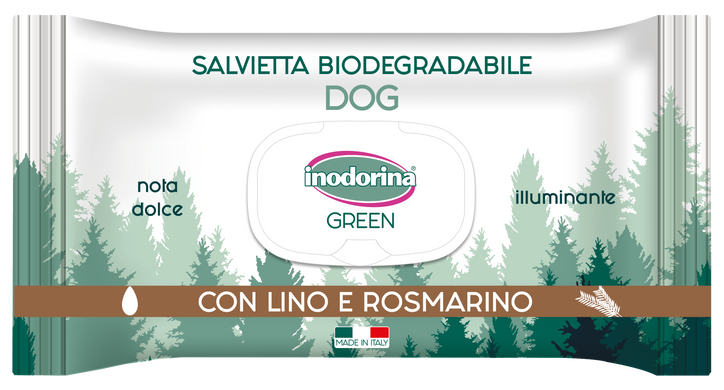 Inodorina Salv Green Illuminante - Салфетки осветительные, 30 шт