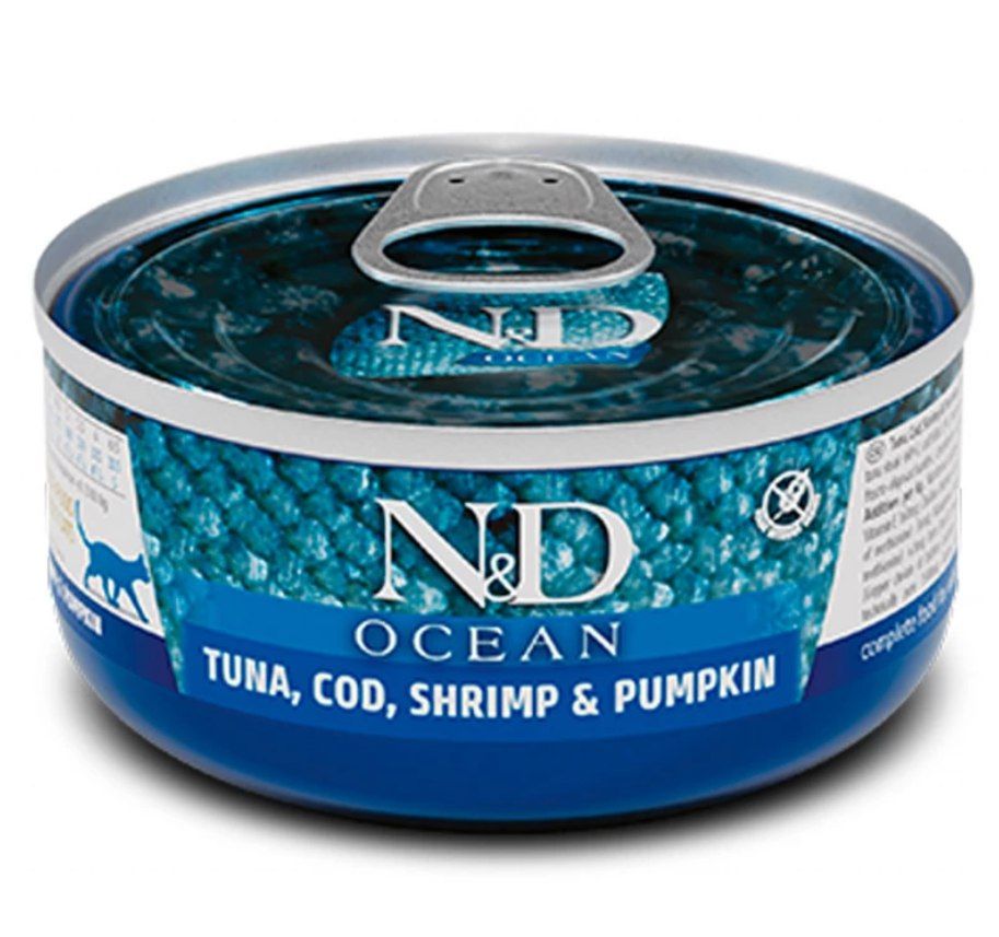 Farmina N D Grain Free Ocean Tuna Cod Shrimp Pumpkin