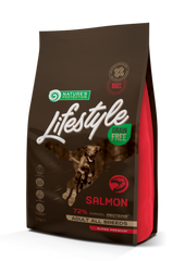 Nature's Protection Lifestyle Grain Free Salmon Adult All Breeds - Сухой беззерновой корм для взрослых собак всех пород с лососем 17 кг