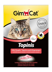 GimCat Cat Topinis - Вітамінізовані ласощі для котів з сиром 220 г