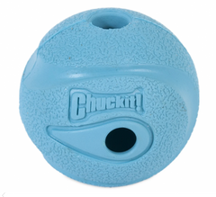 Chuckit The Whistler - Іграшка свистячий м'яч з отворами для собак - M