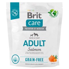 Brit Care Dog Grain-free Adult - Сухий беззерновий корм для собак малих та середніх порід з лососем 1 кг