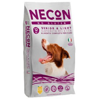 Necon No Gluten Dog Senior & Light - Сухий корм для собак віком від 7 років, або для стерилізованих зі свининою 3 кг