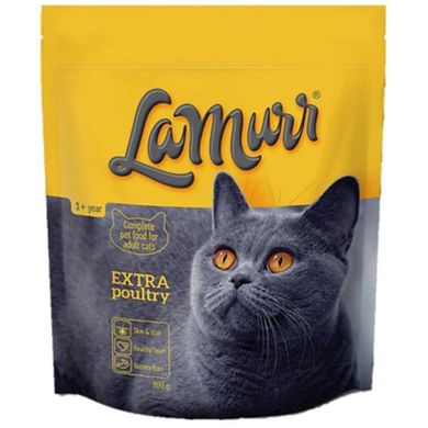 Quattro La Murr Cat Adult Extra Poultry - Сухой корм для взрослых кошек с птицей 800 г