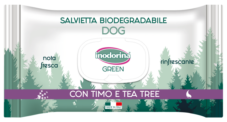 Inodorina Salv Green Rinfrescante - Салфетки очищающие, 30 шт