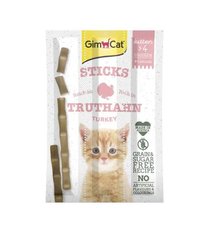 GimCat kitten sticks - Палички для кошенят м'ясні з індичкою та кальцієм 1 шт