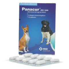Panacur - Панакур таблетки для дегельминтизации собак и кошек, 500 мг, 5 шт