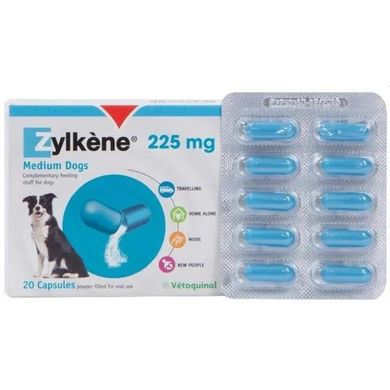 Vetoquinol Zylkene Антистрессовые капсулы Зилкене для собак и кошек