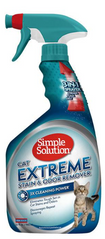 Simple Solution Cat Extreme Stain and Odor Remover - усиленное средство для нейтрализации запахов и удаления пятен от жизнедеятельности кошек 945 мл