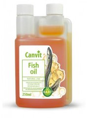 Canvit Fish Oil - Канвіт Вітамінна добавка для собак з риб'ячим жиром вугра 250 мл