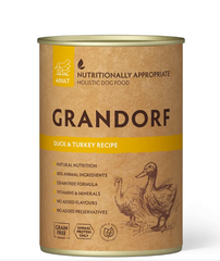 Grandorf Duck and Turkey - Грандорф консервы для собак с уткой и индейкой 400 г