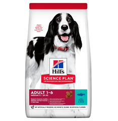 Hill’s Science Plan Adult Medium Breed - Сухой корм для взрослых собак средних пород с тунцем и рисом 2,5 кг