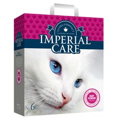 Imperial Care Baby Powder ІМПЕРІАЛ КЕА З АРОМАТОМ ДИТЯЧОЇ ПУДРИ ультрагрудкувальний наповнювач у котячий туалет (6)