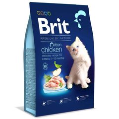 Brit Premium by Nature Kitten Chicken - Сухий корм для кошенят всіх порід 1-12 місяців з куркою 1,5 кг