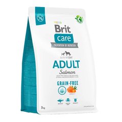 Brit Care Dog Grain-free Adult - сухой беззерновой корм для собак малых и средних пород с лососем 3 кг