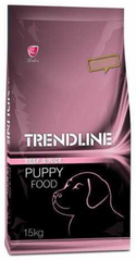 Trendline - Полноценный и сбалансированный сухой корм для щенков с говядиной и рисом 15 кг