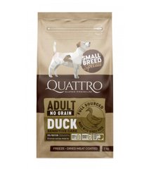Quattro Special Dog Adult Small BreedDuck - Сухой беззерновой корм для взрослых собак мелких пород с уткой 7 кг