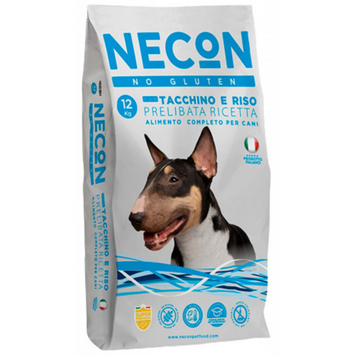 Necon No Gluten Dog Turkey And Rice - Сухий корм для собак всіх порід з індичкою та рисом 3 кг