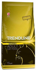 Trendline - Полноценный и сбалансированный сухой корм для кошек Гурме с курицей 15 кг