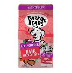 Barking Heads All Hounder Hair Necessities Salmon - Баркинг Хедс сухой корм для собак всех пород с лососем 18 кг