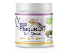 PlaqueOff Soft Chews for cats - Жувальні ласощі для здоров’я зубів та ясен котів 112,5 г