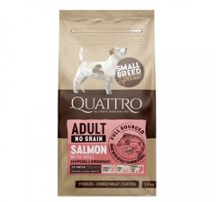 Quattro Special Dog Adult Small Breed Salmon with Krill - Сухой беззерновой корм для взрослых собак мелких пород с лососем и крилем 1,5 кг