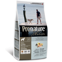 Pronature Holistic Dog Atlantic Salmon and Brown Rice (22/12) - Сухой корм для собак всех пород с атлантическим лососем и коричневым рисом 340 г
