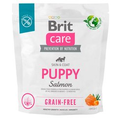 Brit Care Dog Grain-free Puppy - Сухой беззерновой корм для щенков с лососем 1 кг