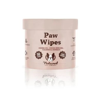 Natural Dog Company Paw Wipes - Серветки для лап, 50 шт