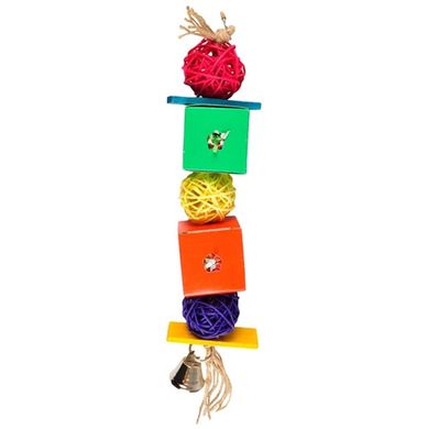 Flamingo Papyr Parakeet Toy Cube ФЛАМІНГО Куб іграшка для папуг