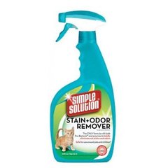 Simple Solution Cat Stain and Odor Remover для удаления запахов и пятен, 945 мл