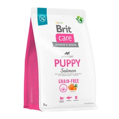 Brit Care Dog Grain-free Puppy - Сухой беззерновой корм для щенков с лососем 3 кг