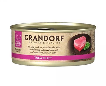 Вологий корм для котів Grandorf TUNA FILLET філе тунця, 70 г